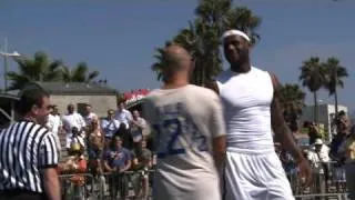 NBA Star LeBron James gets beat by David Kalb- Horse in Venice, Cali.