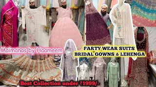 Nakhuda Mohalla Market | Beautiful Party Dress, Gowns, Bridal Lehenga & Gowns at Maimanas by Haameem