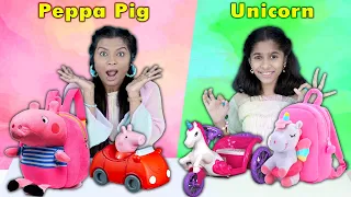 Peppa Pig Vs Unicorn Challenge | Pari's Lifestyle