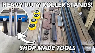 Making Heavy Duty Roller Stands! | Part 1 | Shop Made Tools