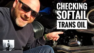 How to check transmission oil on your Harley Davidson Softail and Sport Glide