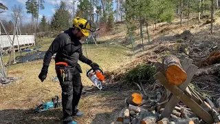 Stihl MS241c vs Makita UC3551A