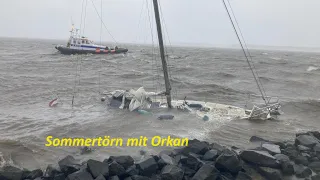 #3 Sommertörn 2023 Segeln im Ijsselmeer, Stavoren, Makkum, Vlieland, Texel und ein Orkan...