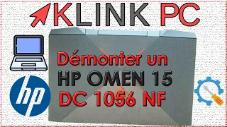 How to disassemble an HP Omen 15 DC 1056 nf laptop