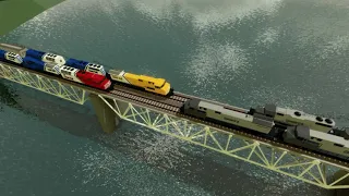 ROBLOX Train Crashes #8