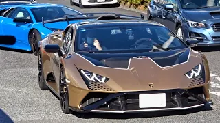 【大黒PA】スーパーカー加速サウンド‼️570s, アヴェンタSVJ, ウラカンSTO, ディアブロ, 488ピスタ, R8, ムルシエラゴ, など‼️