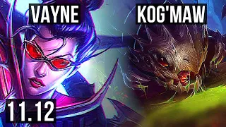 VAYNE & Maokai vs KOG'MAW & Lux (ADC) | 3.0M mastery, 9/1/7, Quadra | EUW Diamond | v11.12