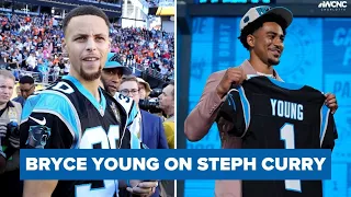 Bryce Young on his 'tremendous' respect for NBA star Steph Curry