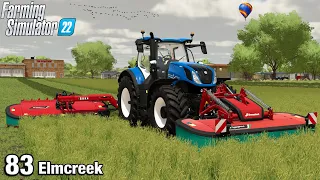 BUYING A NEW TRACTOR AND MOWER SET UP - Farming Simulator 22 FS22 Elmcreek Ep 83