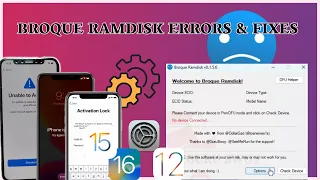 Broque Ramdisk Errors and Fixes | Big update on Broque Ramdisk| Free iCloud and Passcode Bypass tool