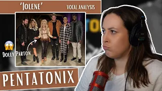 PENTATONIX & DOLLY PARTON - Jolene | Vocal Coach Reaction (& Analysis) | Jennifer Glatzhofer