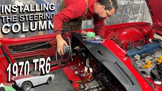 1970 TR6 - Part 26 - Steering Column Installation