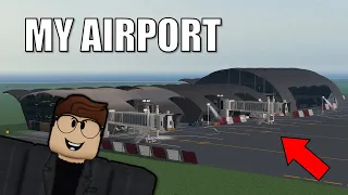 I made my own ROBLOX airport