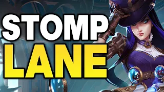 Dominating Lane Phase with Caitlyn - Caitlyn ADC Iron to Master #7