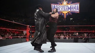 The Undertaker returns & Attack Roman Reigns with chokeslam - WWE RAW 06/03/2017