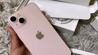 UNBOXING IPHONE 13 (PINK)