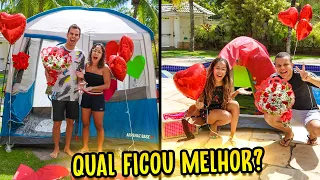 QUEM FIZER O MELHOR ACAMPAMENTO ROMÂNTICO VENCE! - DISPUTA DE CASAIS!