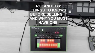 Roland tb3 - Why you must have one (no Talking)