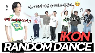 [EN] iKON 랜덤댄스. 이게 아이콘의 흥이다! 이 노래, 이 춤 모르는 사람 없지?! 그런데 자꾸 숨는 사람 누구? 안무 까먹은 사람 누구? ㅋㅋㅋ