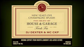 1996 House & Garage Classics | DJ Dexter & DJ CKP | Freek FM 101.8 | NYE 1996 Champagne Splash