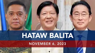 UNTV: HATAW BALITA |  November 6, 2023