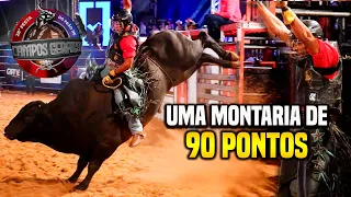 Uma montaria de 90 pontos garantiu a vitória no ROUND 2 em Campos Gerais/MG