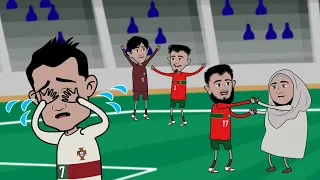 UNTOLD Truth Of Ronaldo Crying .... Morocco vs Portugal