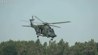 German Army NH Industries NH90 TTH departure RIAT 2022