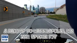 Dusk Approach - a short ride up Interstate 35W towards Minneapolis, MN