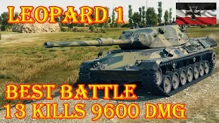 Leopard 1  13 kills,  9.6K dmg Prokhorovka World of Tanks