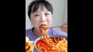 Spicy cheese tteokbokki MUKBANG ASMR❤(ft. cheese Kimbap,Sweet Potato cheese balls,cheese sticks etc)