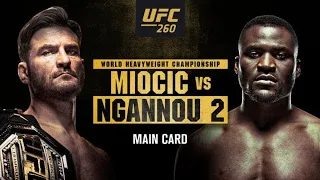 UFC 260 - Stipe Miocic vs Francis Ngannou - Simulation 2 - 4K 60FPS - AllSportsStation