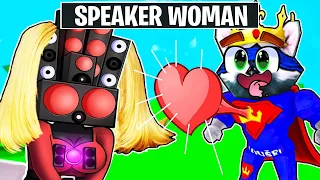 *SPEAKER WOMAN* se ZAMILOVANA do JONGLESE v Robloxu!! 😮