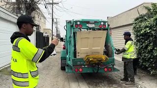 L.A. Sanitation’s Finest: Small Rear Load Garbage Truck on Illegal Dumps (Pt.2)