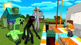 TAJNA BAZA vs MUTANTY w Minecraft!