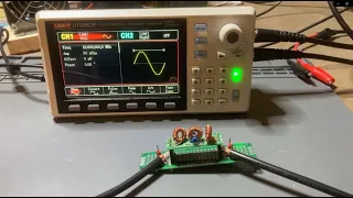 Sweep filter using UNI-T 962E and an oscilloscope