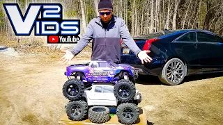 XMAXX MOTOR SWAP/ BIG AIR BASH