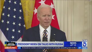 President Biden on Ukraine-Russia talks