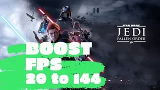 Star Wars Jedi Fallen Order - How to BOOST FPS and Increase Performance / STOP Stuttering on any PC