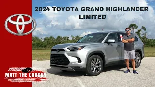Is the 2024 Toyota Grand Highlander Limited the best mid-size family SUV? Review and drive.