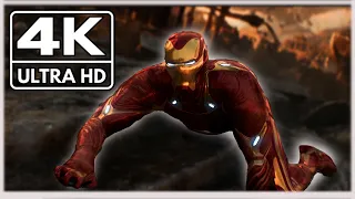 Iron Man Nanotech Power Scenes 4K IMAX