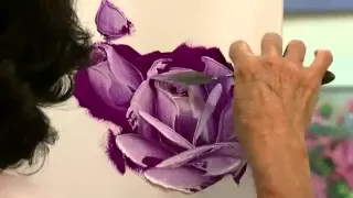 Учимся рисовать розу масляными красками