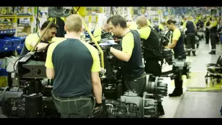 The Volvo Group truck plant in Tuve