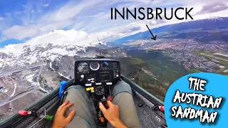 GLIDER WINCH LAUNCH | LOWI Innsbruck | Gliding with the LS4 [GoPro POV]