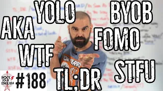 FOMO, YOLO, BYOB, AKA i spółka | ROCK YOUR ENGLISH #188