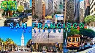 Dream City San Francisco Drive Part 2/6, California USA 4K - UHD