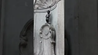 Manneken Pis in Brussels, the Little Pissing Man
