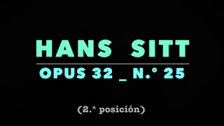 Estudio para Violín N.º 25, Op. 32 (Hans Sitt).  La Música del Mar.