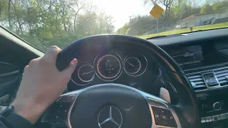 2012 Mercedes CLS63 AMG 103k test drive