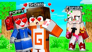 ¡POPPY PLAYTIME 2 SE ENAMORA DE MI EN MINECRAFT! 😍❤️ | SRGATO BESA A POPPY Y FLOR SE ENOJA